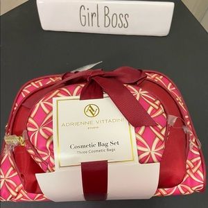 NWT 3 PC Cosmetic Bag Set!